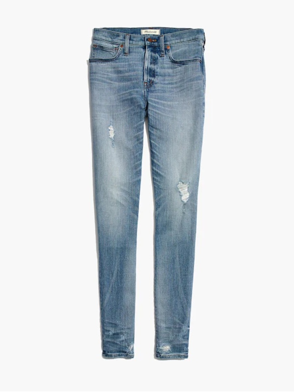 Madewell Blue High Rise Skinny Jeans